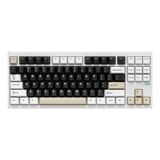 Mchose GX87S Milky Brown %80 Mist Blue Switch Rgb Kablosuz Hotswap Mekanik Gaming Klavye (HW-GX87-2) - Kahverengi
