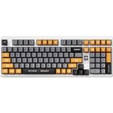 Mchose X Unbox Therapy Ut98 Retro Therapy %98 Silent Peach V3 Rgb Kablosuz İngilizce Klavye (Hw-Ut98-4)