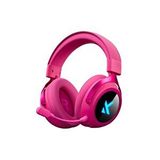 Mchose X9 Rose Red 7.1 Surround Kablosuz Gaming Kulaklık (Mc-X9-3) - Pembe