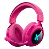 Mchose X9 Rose Red 7.1 Surround Kablosuz Gaming Kulaklık (Mc-X9-3)