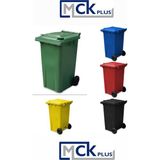 MCK Plus Akmex 5 Adet Tüm Renkler Plastik Çöp Konteyneri Çöp Kovası 240 Lt Isıya Karşı Dayanıklı