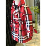 Mcl Kids Kız Çocuk Trençkot - Karışık - Kırmızı - 4 Yaş
