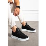 MCLACOS Erkek Sneaker Günlük Spor Ayakkabı Yüksek Taban Siyah Beyaz- Rahat Tasarım x7