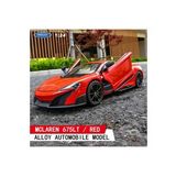 MCLAREN 675T KIRMIZI 1/24 Ölçek Diecast Metal Model Araba Koleksiyon