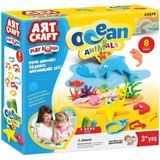 MCM Group 03574 Dede, Okyanus Hayvanları Seti Oyun Hamuru 150 gr / +3 Yaş