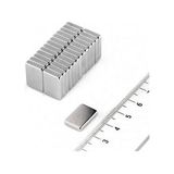 MCM Group 1 Adet 15X10X1.5 mm Köşeli Neodyum Mıknatıs N35 Magnet Dayanıklı Nikel Kaplama ( Lisinya )