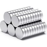MCM Group 10 Adet 10X1MM Yuvarlak Neodyum Mıknatıs Güçlü Dayanıklı Magnet Nikel Kaplama ( Lisinya )