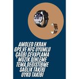MCM Group 2025 Model Akıllı Saat Titreşimli Uyku ve Sağlık Takibi Nfc ve Gps Uyumlu