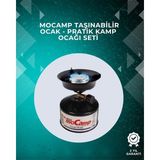 MCM Group 220 gr Gaz Tüpüyle 4 Saat Yanabilen Verimli Kamp Ocağı