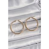 MCM Group 316 Çelik Gold Renk 33 mm Kadın Halka Model Kadın Küpe - Lisinya