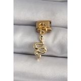 MCM Group 316L Çelik Gold Renk Sallantı Yılan Nomination Charm