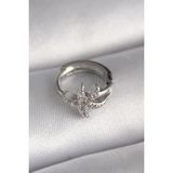 MCM Group 316L Çelik Gümüş Renk Zirkon Taşlı Deniz Yıldızı Tragus Piercing