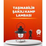 MCM Group 4 Fonksiyonlu Dekoratif Kamp Lambası – Tungsten Ampul, USB Çıkışlı