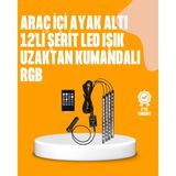 MCM Group 4 Parça Rgb LED Araç Içi Aydınlatma Sistemi