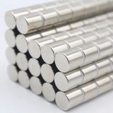 MCM Group 50 Adet 4x4 mm Yuvarlak Neodyum Mıknatıs N35 Güçlü Magnet Nikel Kaplama ( Lisinya )