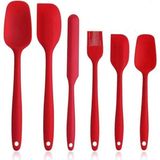 MCM Group 6 Lı Set Yanmaz Yapışmaz Mutfak Pasta Slikon Yumurta Fırçası Kaşık Bıçak Spatula Seti