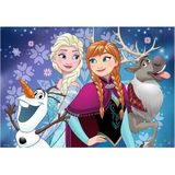 MCM Group 90747 Disney Frozen Kuzey Işıkları 2X24 Parça Ravensburger Puzzle