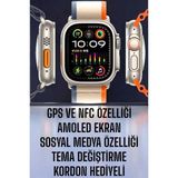 MCM Group Akıllı Saat Amoled Ekran Nfc Uyumlu Spor Modları Android ve Ios Uyumlu