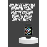 MCM Group Akıllı Saat Çok Fonksiyonlu Uyku Takibi Adımsayar Nabız Ölçer Arama Cevaplayan