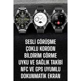 MCM Group Akıllı Saat Titreşimli Pusula Nabız ve Tansiyon Ölçer Nfc Uyumlu