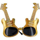 MCM Group Altın Renk Rockn Roll Gitar Şekilli Parti Gözlüğü 15X15 cm - Lisinya