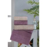 MCM Group Altınbaşak Jakarlı 4´lü 50X90 El Havlusu Lisa V2