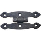 MCM Group Antika Tarz Dekoratif Pirinç Dar Menteşe - 75X39 Mm, Oksit ( Lisinya )