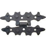 MCM Group Antika Tarz Dekoratif Pirinç Yıldız Menteşe - 84X44 Mm, Oksit ( Lisinya )