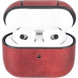 MCM Group Apple Airpods 3.nesil Uyumlu Deri Kılıf Juni Aa4 Kırmızı