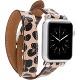 MCM Group Apple Watch Uyumlu Deri Kordon 38-40-41MM Ferro Dt LE02N