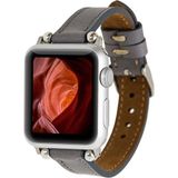 MCM Group Apple Watch Uyumlu Deri Kordon 38-40-41MM Ferro Rst9