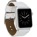 MCM Group Apple Watch Uyumlu Deri Kordon 38-40-41MM Orfe F3 Beyaz
