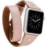MCM Group Apple Watch Uyumlu Deri Kordon 38-40-41MM Slim Dtgt Nu1