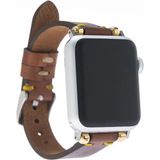 MCM Group Apple Watch Uyumlu Deri Kordon 38-40-41MM Slim Srç RST2E