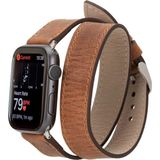 MCM Group Apple Watch Uyumlu Deri Kordon 42-44-45MM Dt G2