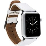 MCM Group Apple Watch Uyumlu Deri Kordon 42-44-45MM F3 Beyaz