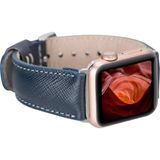 MCM Group Apple Watch Uyumlu Deri Kordon 42-44-45MM G3 Lacivert