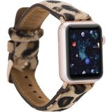 MCM Group Apple Watch Uyumlu Deri Kordon 42-44-45MM LEO1N