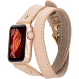 MCM Group Apple Watch Uyumlu Deri Kordon 42-44-45MM Slim Dt Gt Nu1