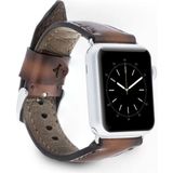 MCM Group Apple Watch Uyumlu Deri Kordon 42-44-45MM SM26 Kahve