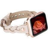 MCM Group Apple Watch Uyumlu Deri Kordon Wanda 38-40-41MM Rt Erc3