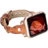 MCM Group Apple Watch Uyumlu Deri Kordon Wanda 38-40-41MM Rt RST2E