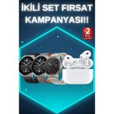 MCM Group Aynalı Bluetooth Kulaklık Yeni Nesil Akıllı Saat Titreşimli Nabız Ölçer Spor Modları