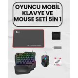 MCM Group Bluetooth 5.3 Bağlantılı Mobil Oyun Dönüştürücü Set – Klavye + Mouse + Adaptör