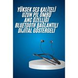 MCM Group Bluetooth Kulaklık Şarj Göstergeli 100 Saat Şarj Kapasiteli Sporcu Kulaklık