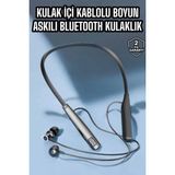 MCM Group Boyun Askılı Bluetooth Kulaklık Uzun Şarj Süreli Dijital Göstergeli Kablolu