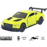 MCM Group Çek Bırak Metal Küçük Arabalar 8 cm - 6411A - Açık Yeşil (Lisinya)