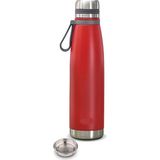 MCM Group Çift Kat Paslanmaz Çelik Bardaklı 850 ml Taşıma Şeritli Termos Kamp Bebek Mama TERMOSU-8691