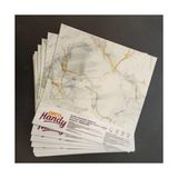 MCM Group Decohandy Pvc Yer Karosu 30X30CM 4'lü Paket - Mermer Desenli Beyaz 0,36M2