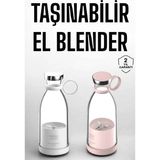 MCM Group El Blender Taşınabilir Meyve Blender Şarj Edilebilir Taşınabilir Blender Elektrikli